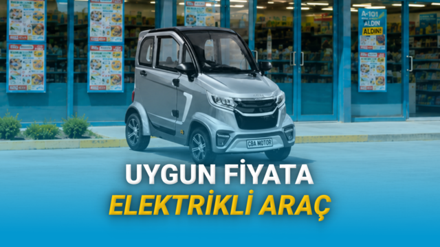A101'e 240 Bin TL'ye Elektrikli Araç Geliyor