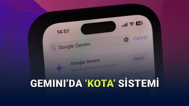Google, Gemini Kullanım Limitlerini Değiştiriyor: Yeni Sistem Daha Kısıtlayıcı Olabilir