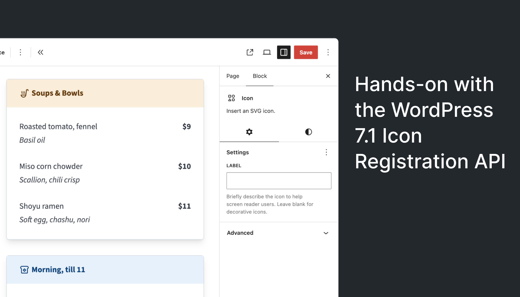 Hands-on with the WordPress 7.1 Icon Registration API