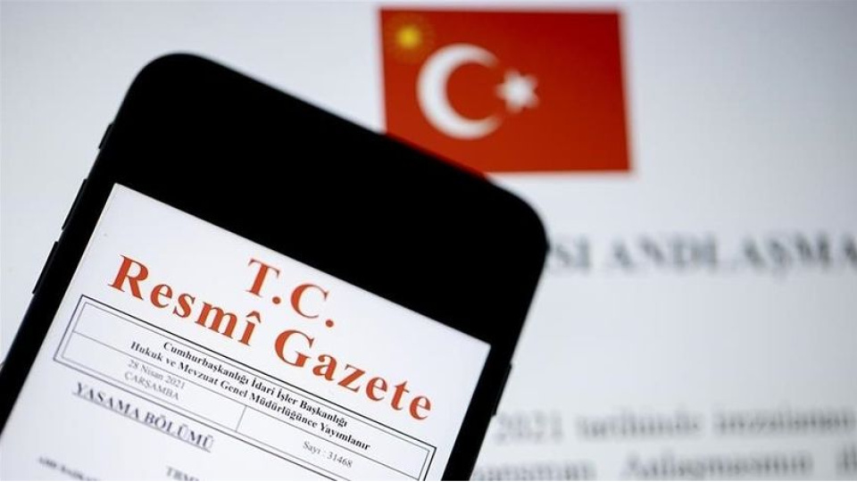 Resmi Gazete'de bugün (06.08.2026)