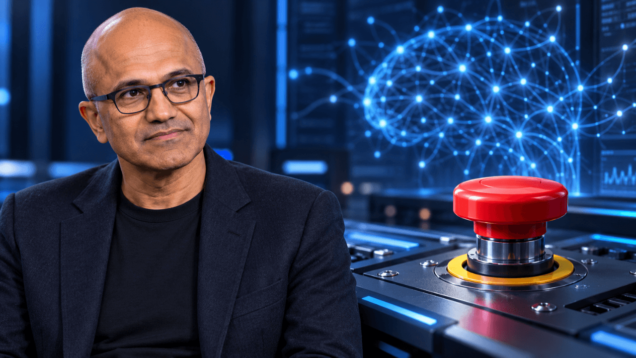 Satya Nadella, yapay zeka modelleri için “acil durum freni” çağrısı yaptı