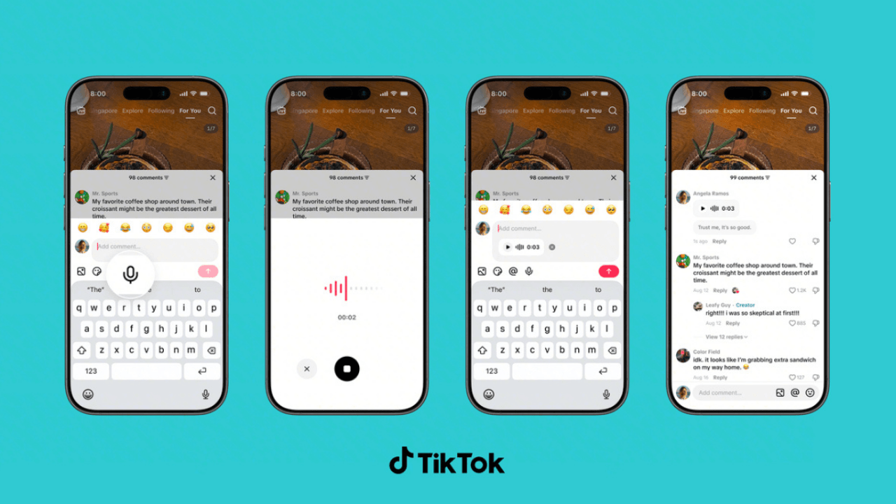 TikTok yorumlara sesli mesaj, anket ve çoklu fotoğraf özellikleri getiriyor
