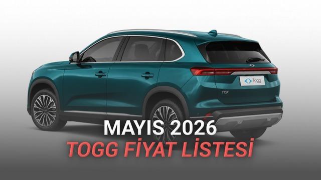 Togg Fiyat Listesi - Mayıs 2026